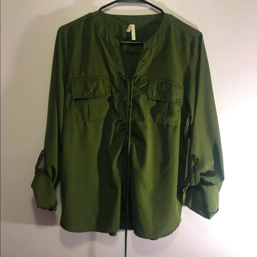 Long sleeve blouse